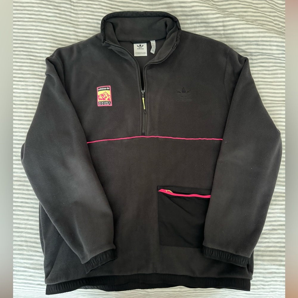 Adidas Originals Men’s Fleece Zip Up Sweatshirt XL